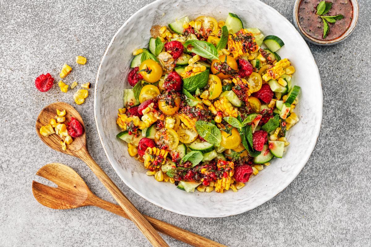 Grilled sweetcorn salad - Recipes | fooby.ch