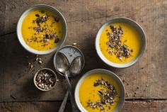 Squash and lentil soup