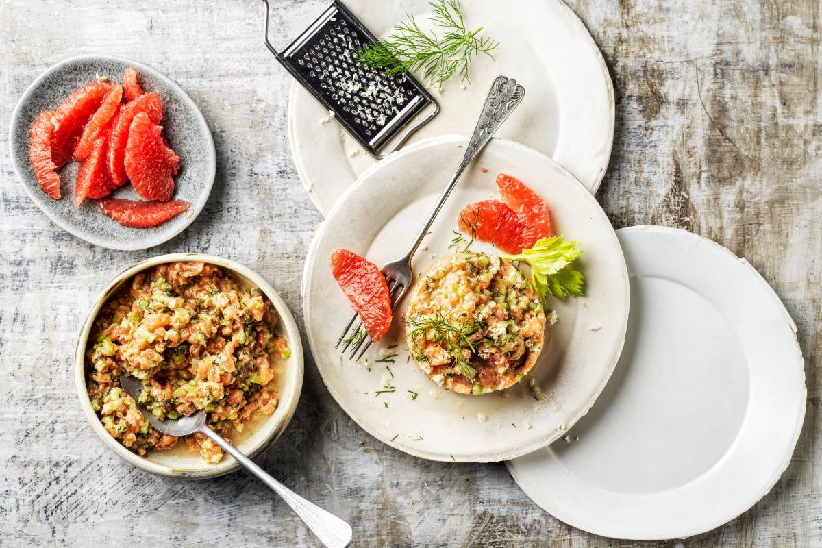 Salmon tartare - Recipes | fooby.ch
