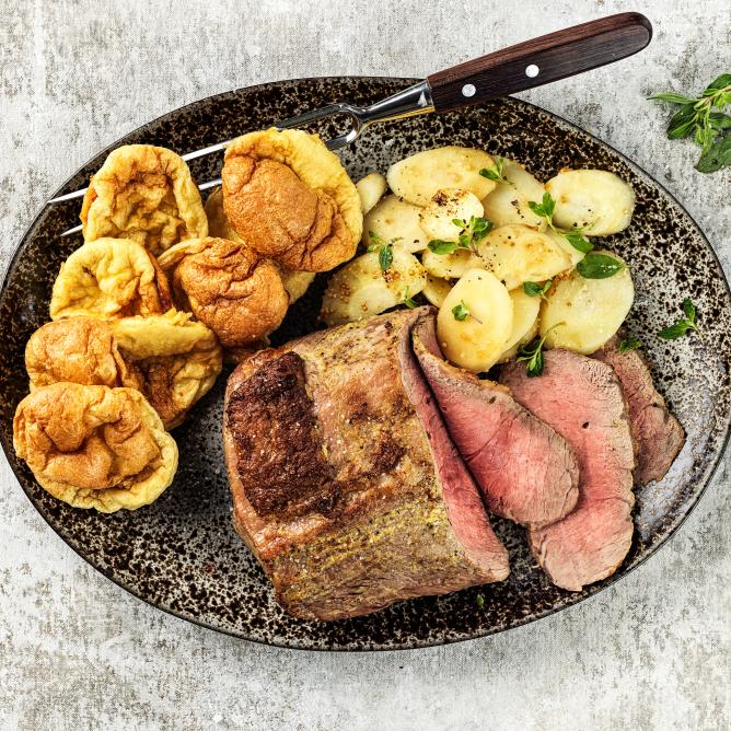 Roastbeef mit Yorkshire Puddings | Rind | coop.ch