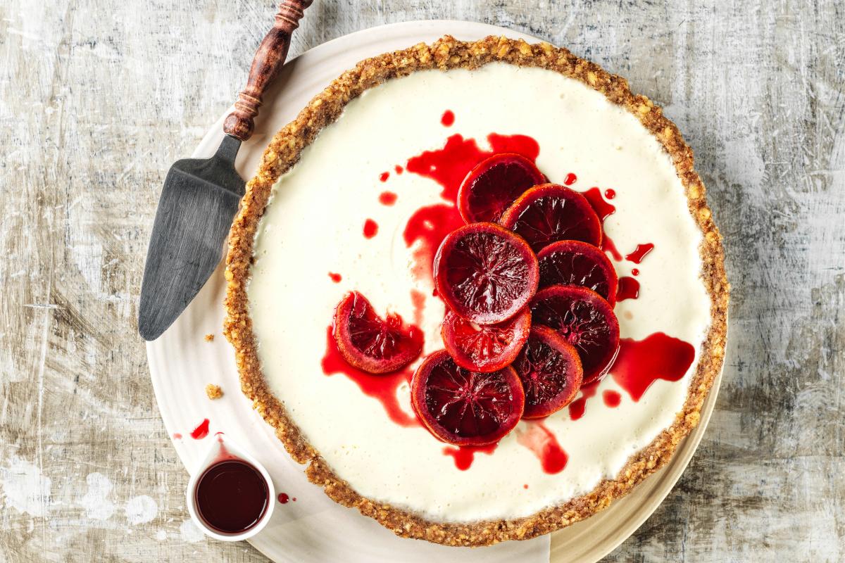 Blood orange and yoghurt tart - Recipes | fooby.ch
