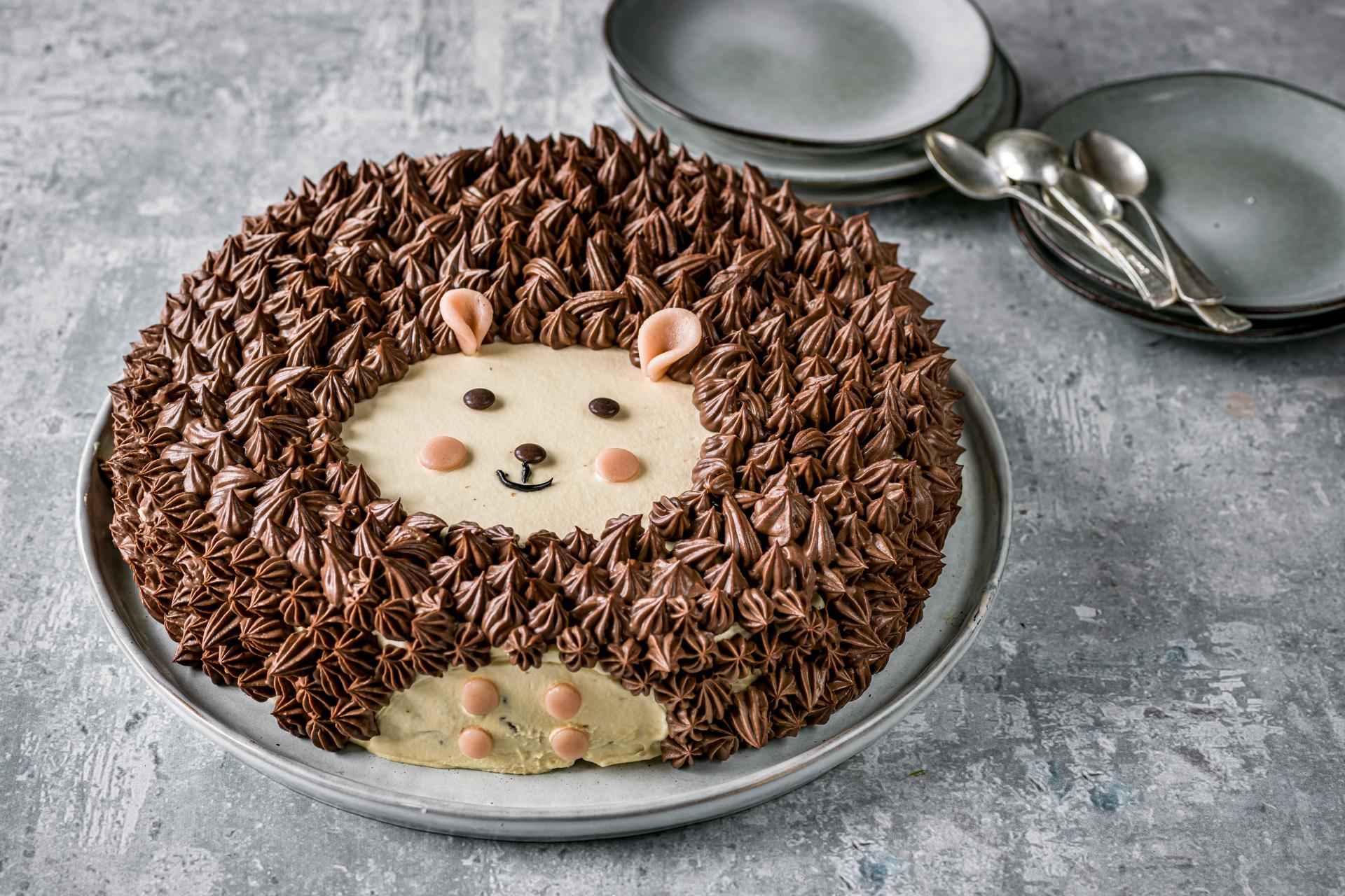 How to Make a Hedgehog Birthday Cake - XO, Katie Rosario