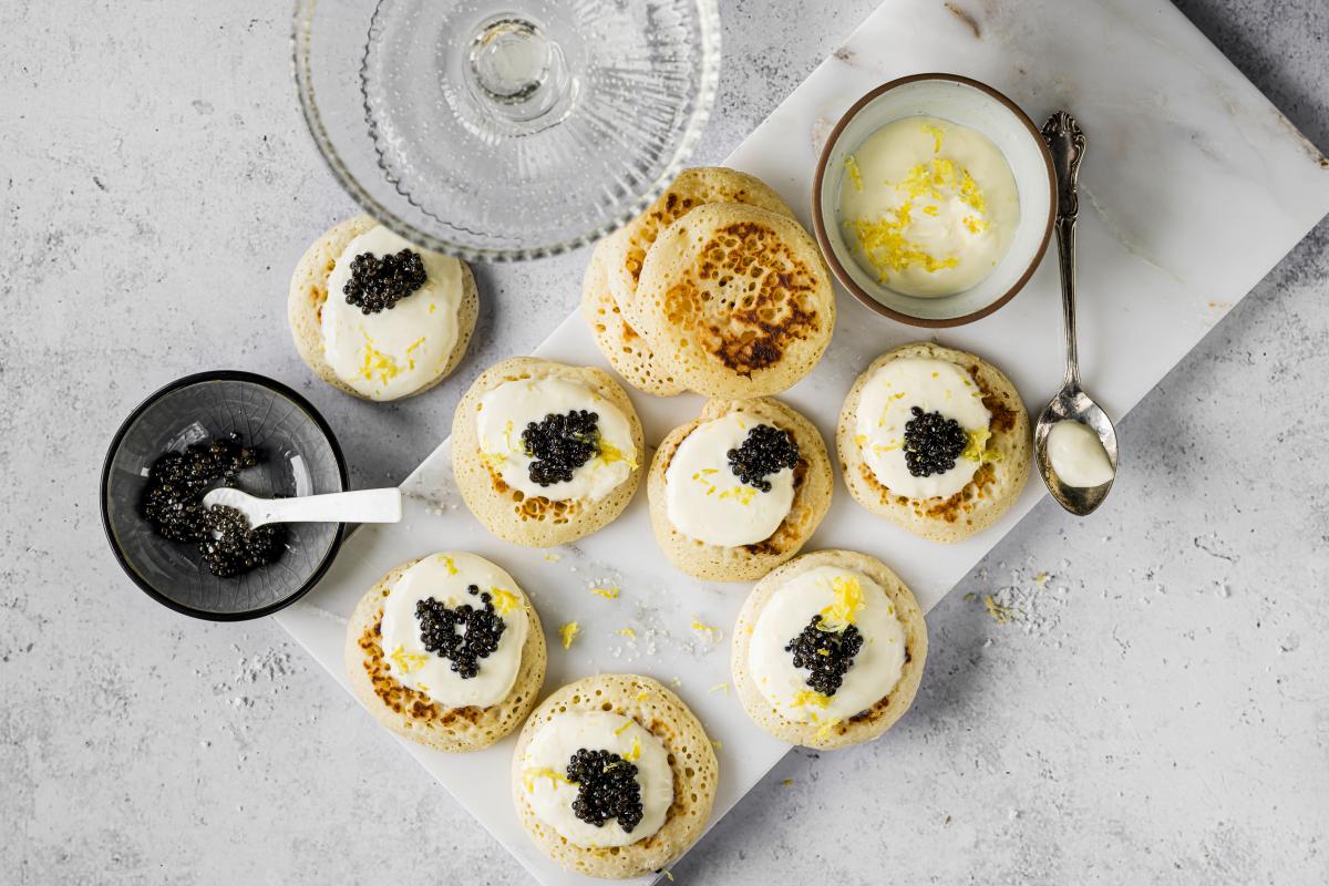 Caviar blinis - Recipes | fooby.ch