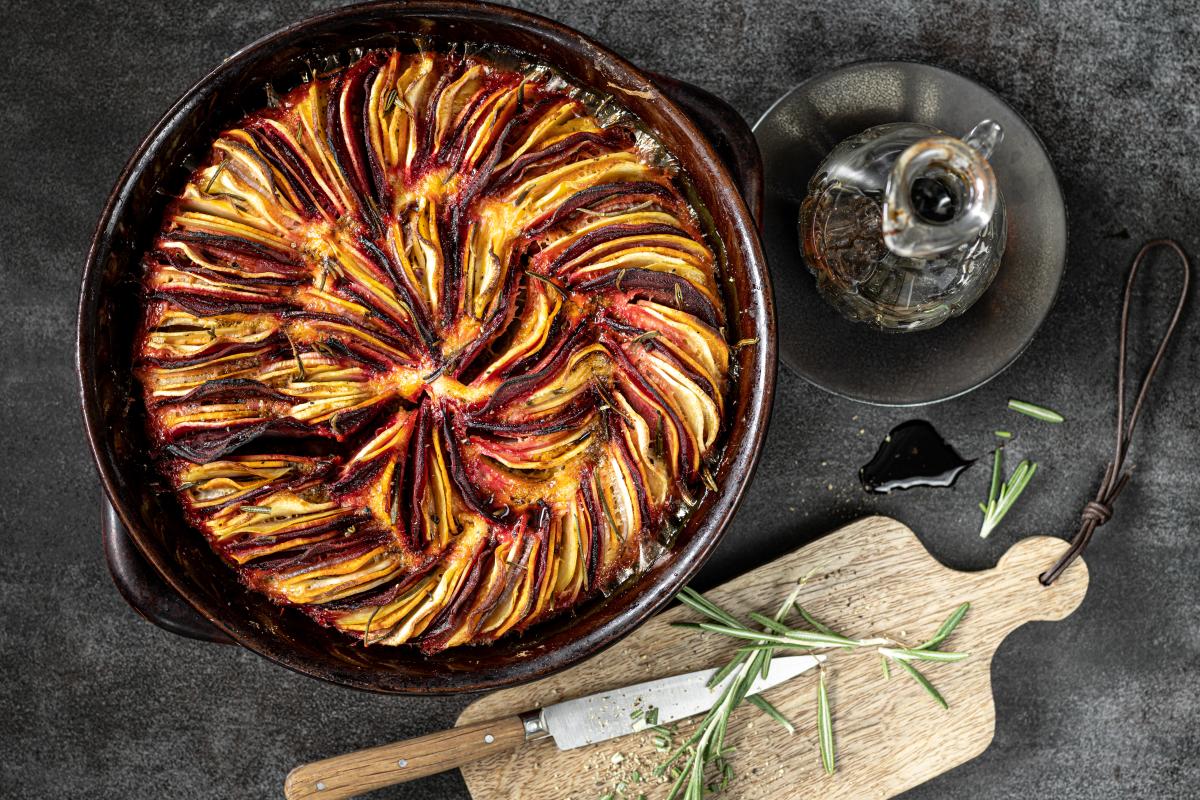 Root vegetable gratin - Recipes | fooby.ch