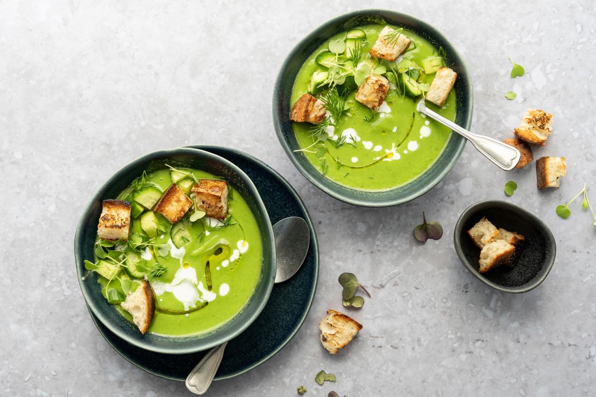 Grüne Gazpacho - Rezepte | fooby.ch