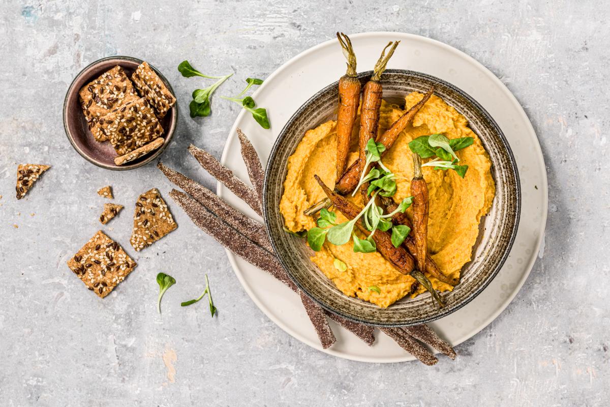 Roasted carrot dip - Recipes | fooby.ch