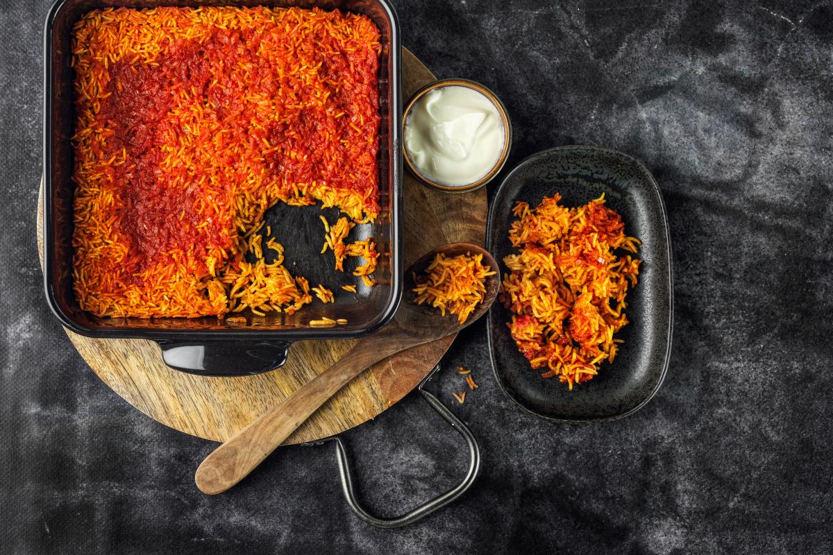 Baked saffron rice - Recipes | fooby.ch