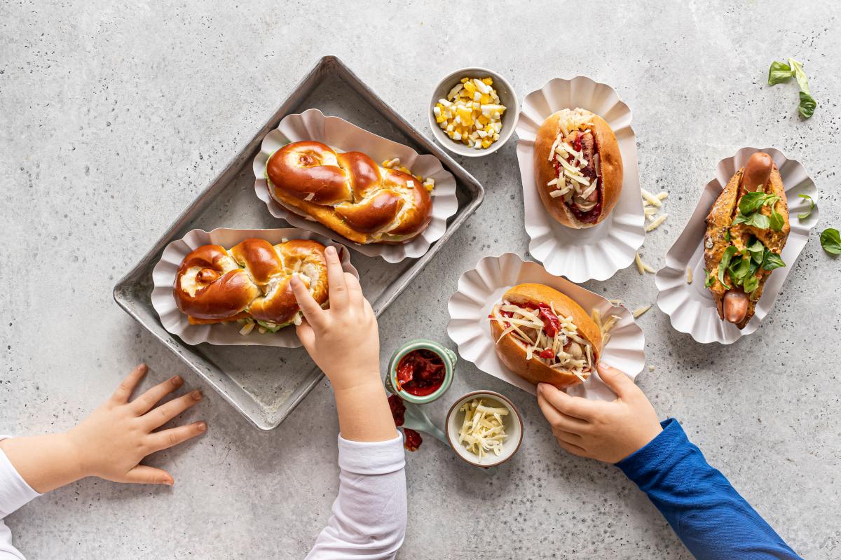 Hot dog selection - Recipes | little FOOBY