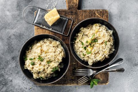 Risotto with salsify
