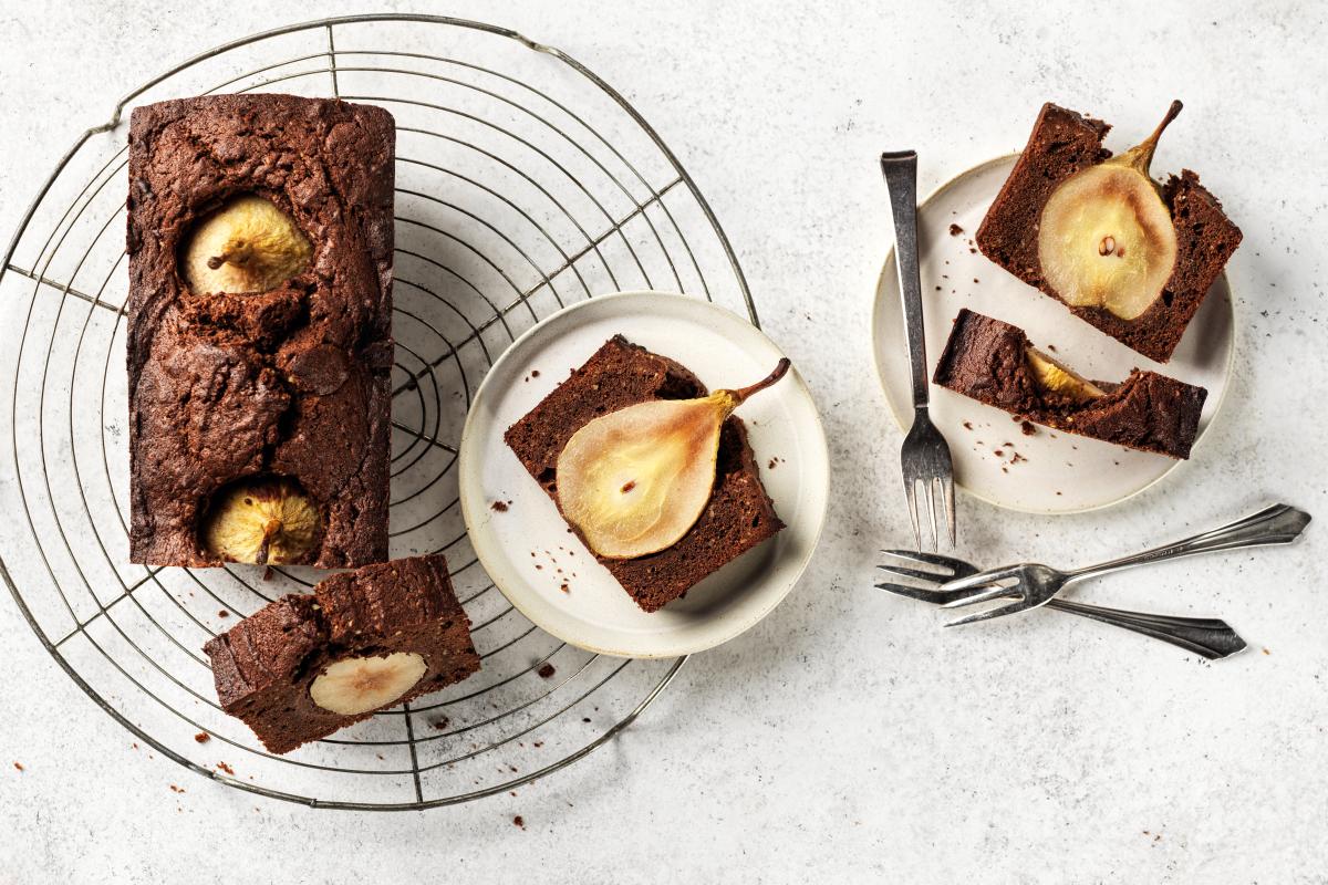 Pear and chocolate cake - Recipes | fooby.ch