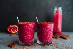 Beetroot and chocolate smoothie