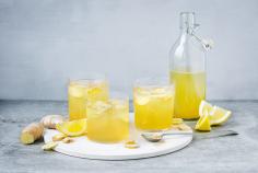 Limonade au gingembre et à la fleur d'oranger