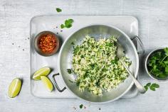 Coriander and lime rice