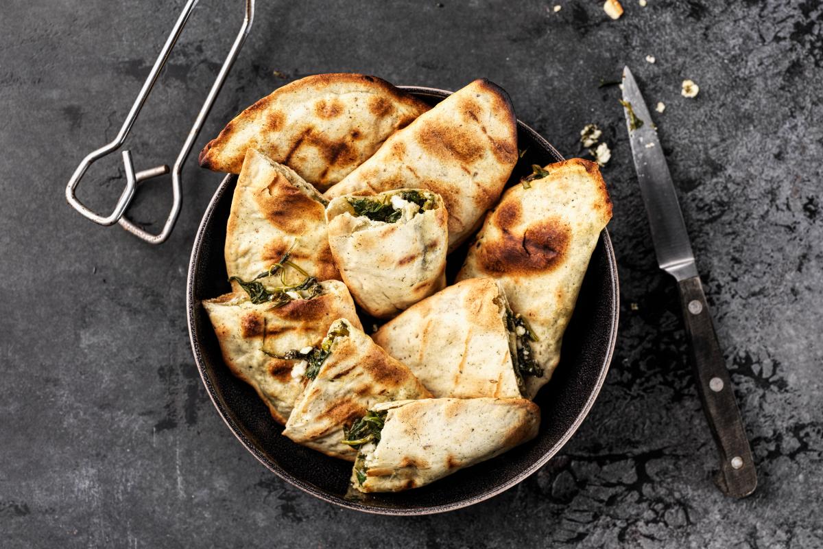 Grilled mini gözleme - Recipes | fooby.ch