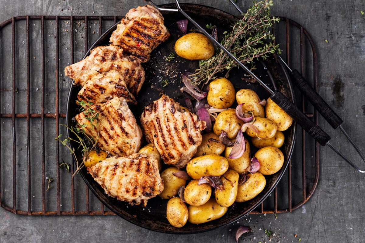 Chicken steaks with Jamaica marinade - Recipes | fooby.ch