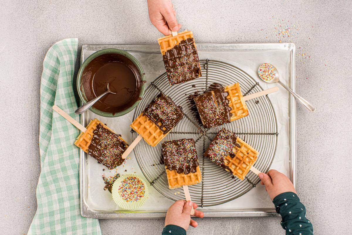 Sweet waffles - Recipes | little FOOBY