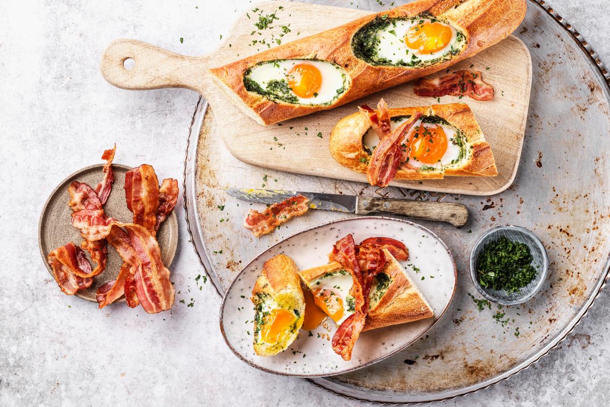 Egg baguette - Recipes | fooby.ch