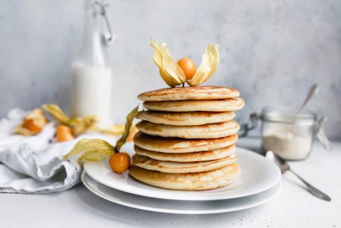 Vegane Dinkel-Pancakes