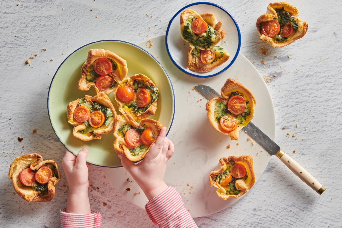 Spinach muffins - Recipes | little FOOBY