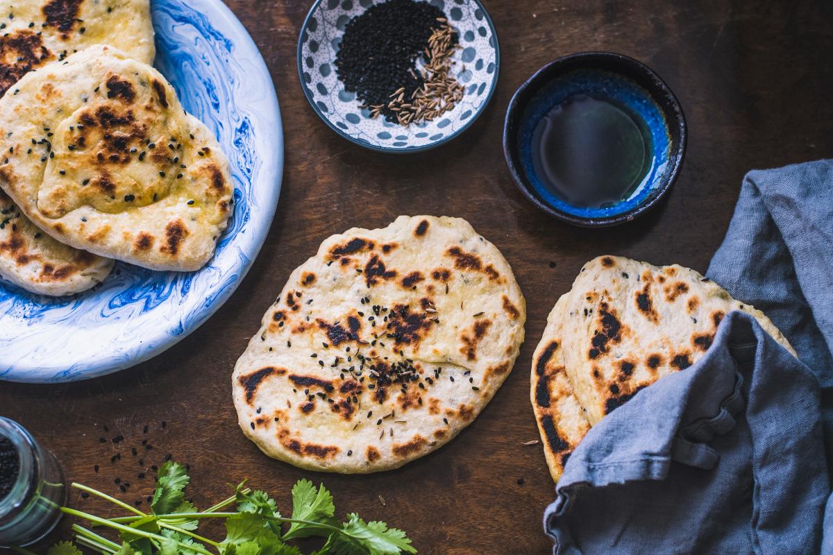 Vegan naan bread - Recipes | fooby.ch