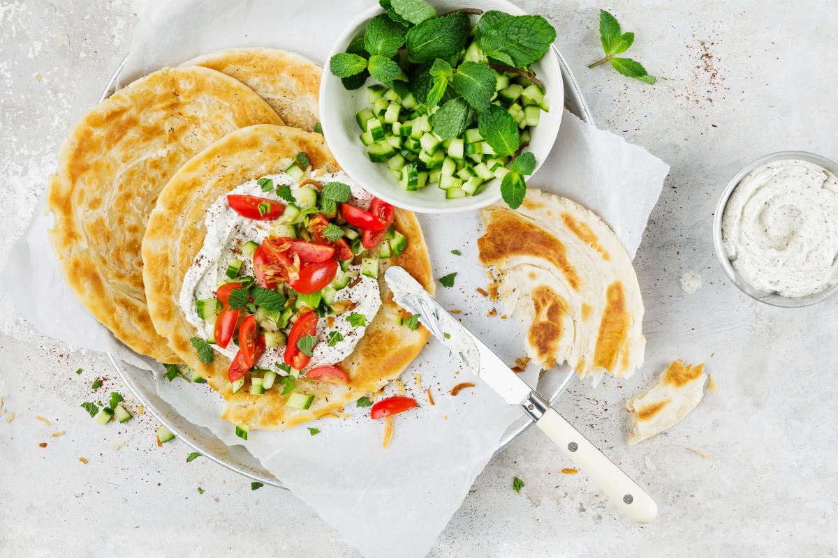 Buttery flatbread (malawach) - Recipes | fooby.ch