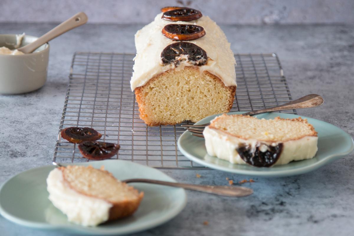 Lemon cake with frosting - Recipes | fooby.ch