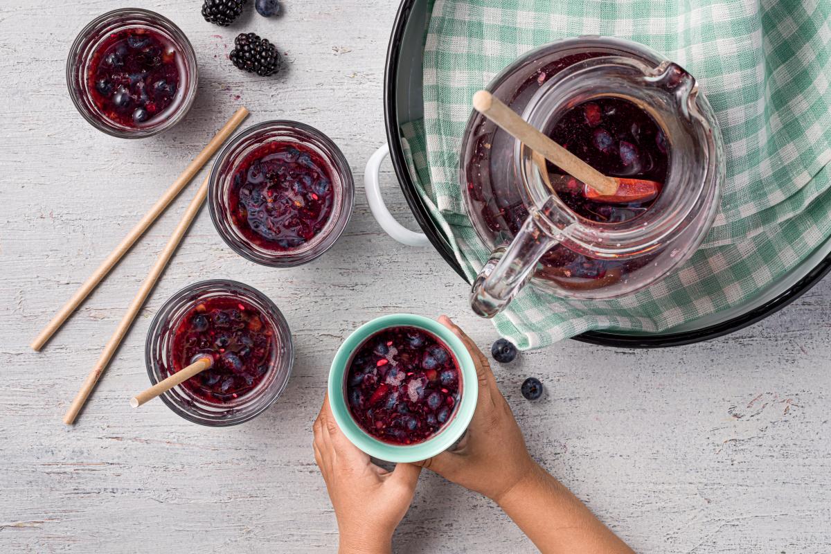 Berry and grape lemonade - Recipes | little FOOBY