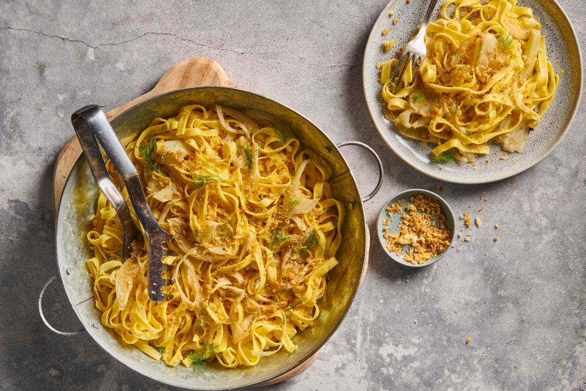 Pasta with stir-fried fennel - Recipes | fooby.ch