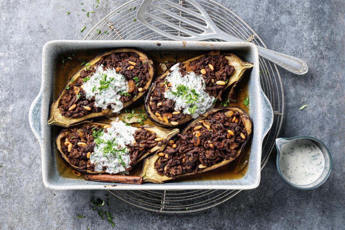 Auberginen mit Lammhackfleisch - Rezepte | fooby.ch
