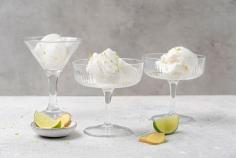 Lime and ginger sorbet