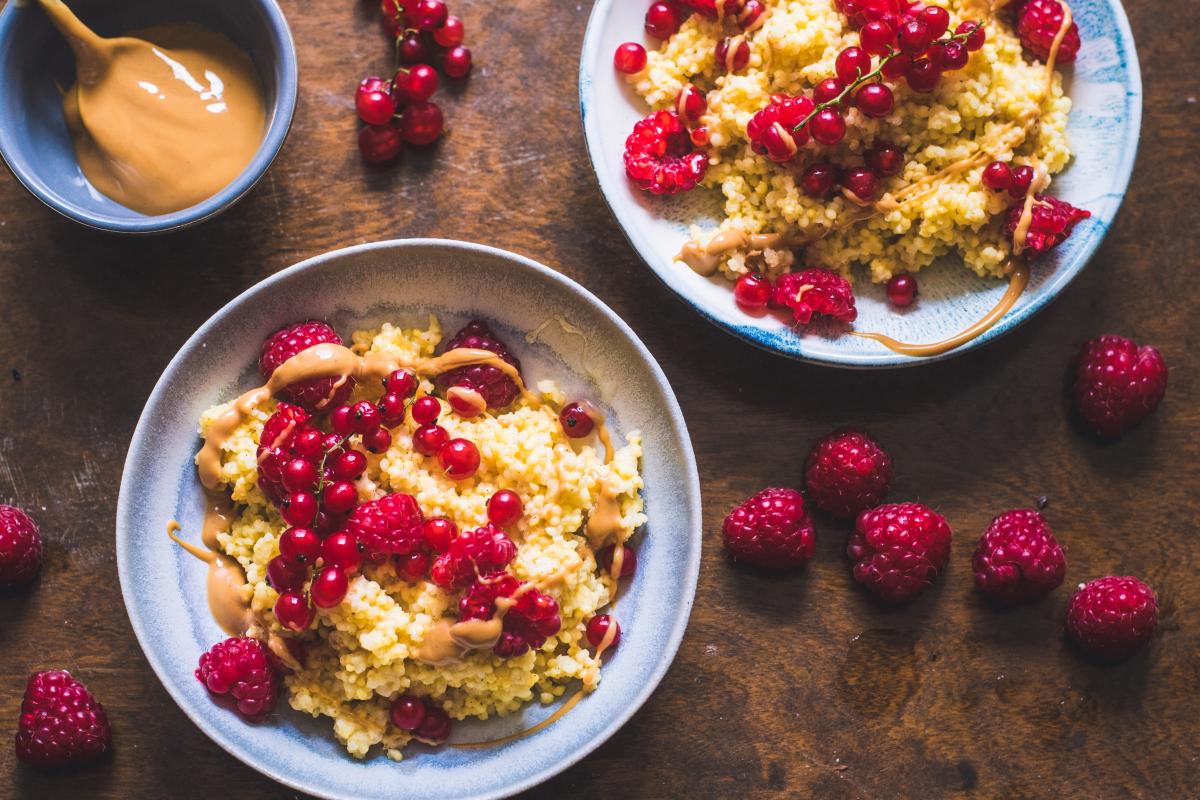 Yellow millet porridge - Recipes | fooby.ch