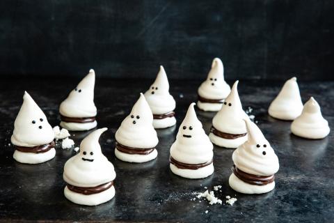 Chocolate-filled ghosts