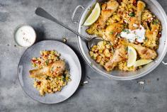 Persian chicken with quince and rice