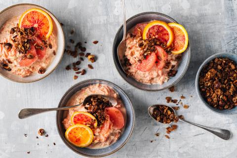 Carrot and pear muesli