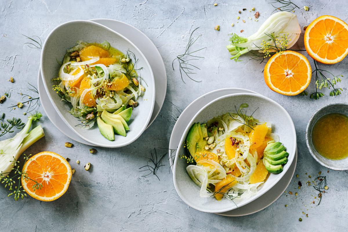 Fenchelsalat mit Orangen und Avocado - Rezepte | fooby.ch