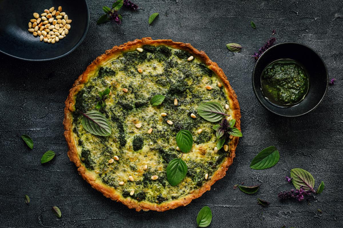Basil tart - Recipes | fooby.ch