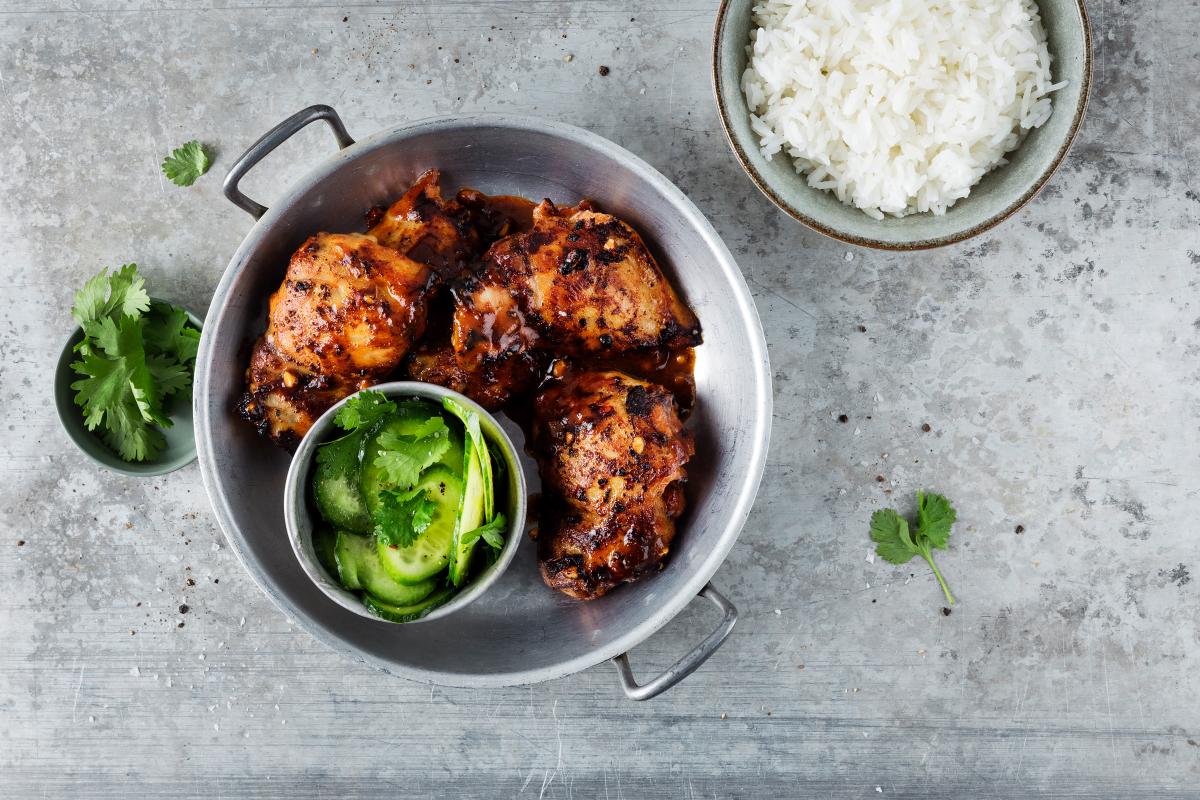 Chicken steaks with peanut sauce - Recipes | fooby.ch
