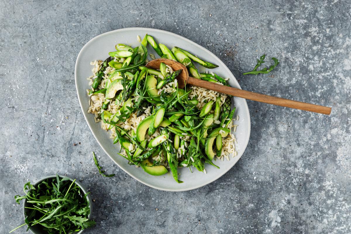 Asparagus and rice salad - Recipes | fooby.ch