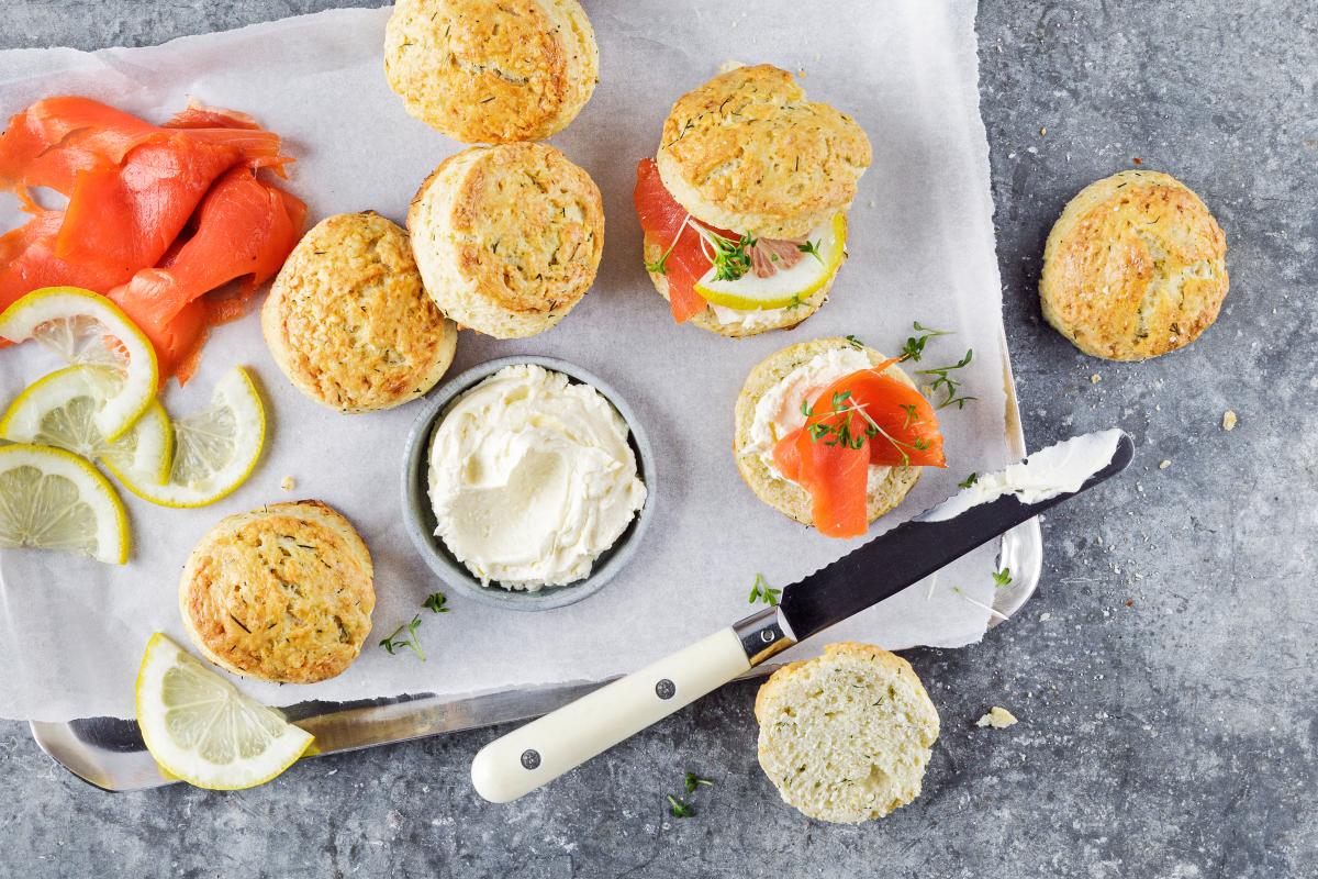Scones with salmon - Recipes | fooby.ch