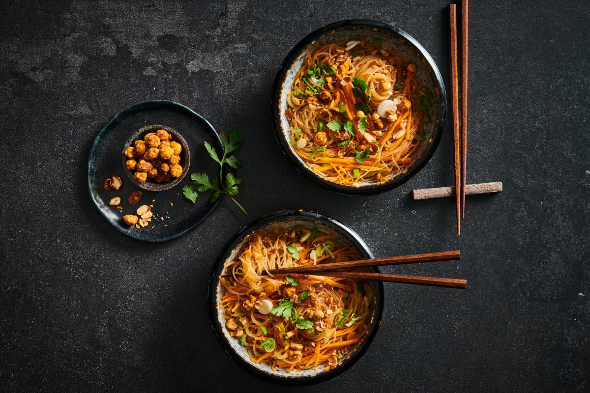 Curried glass noodle salad - Recipes | fooby.ch