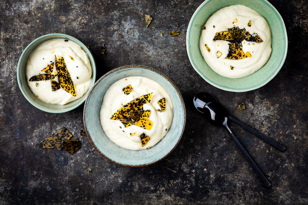 White jasmine green tea mousse Recipes fooby.ch