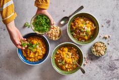 Curry de lentilles au chou-fleur
