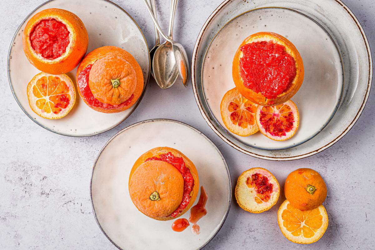 Blood orange sorbet - Recipes | fooby.ch