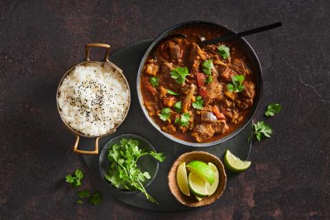 Curry indiano di manzo