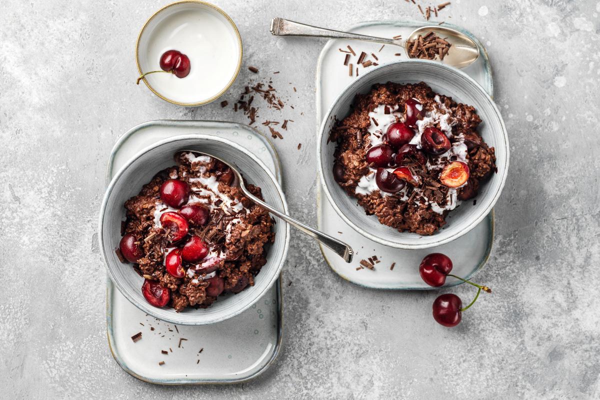 Black Forest cherry porridge - Recipes | fooby.ch