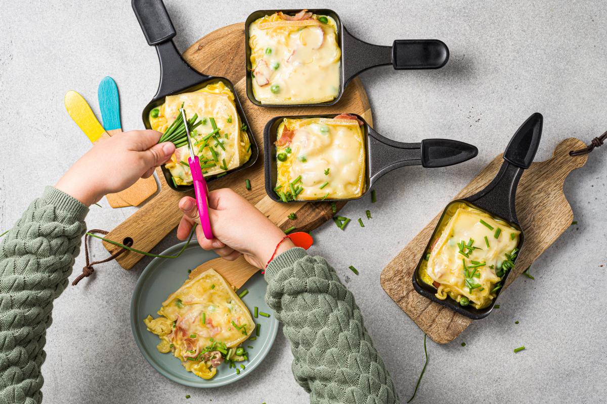 Raclette-Hörnligratin-Pfännchen - Rezepte | little FOOBY