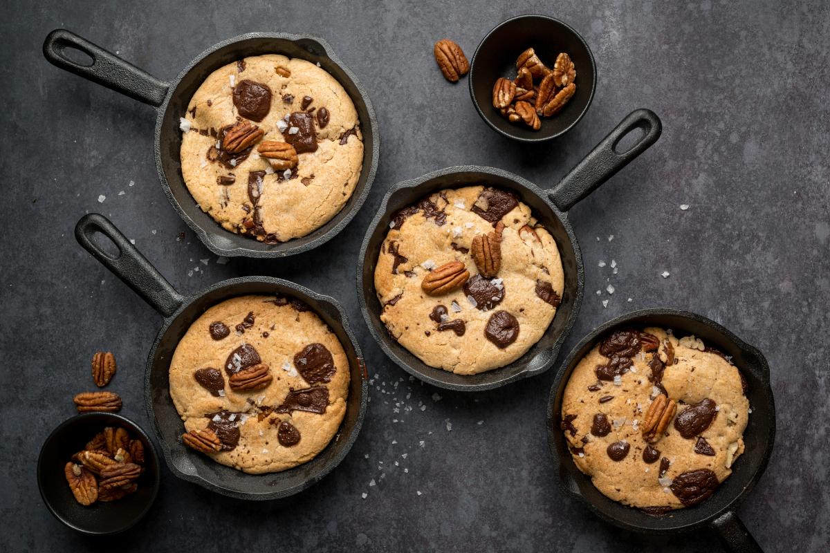 Vegan skillet cookies - Recipes | fooby.ch