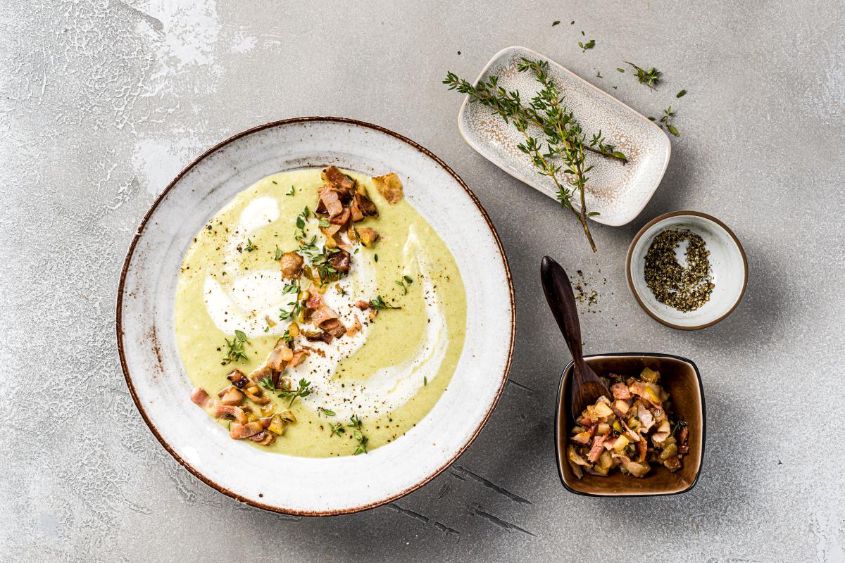 Leek and pear soup - Recipes | fooby.ch
