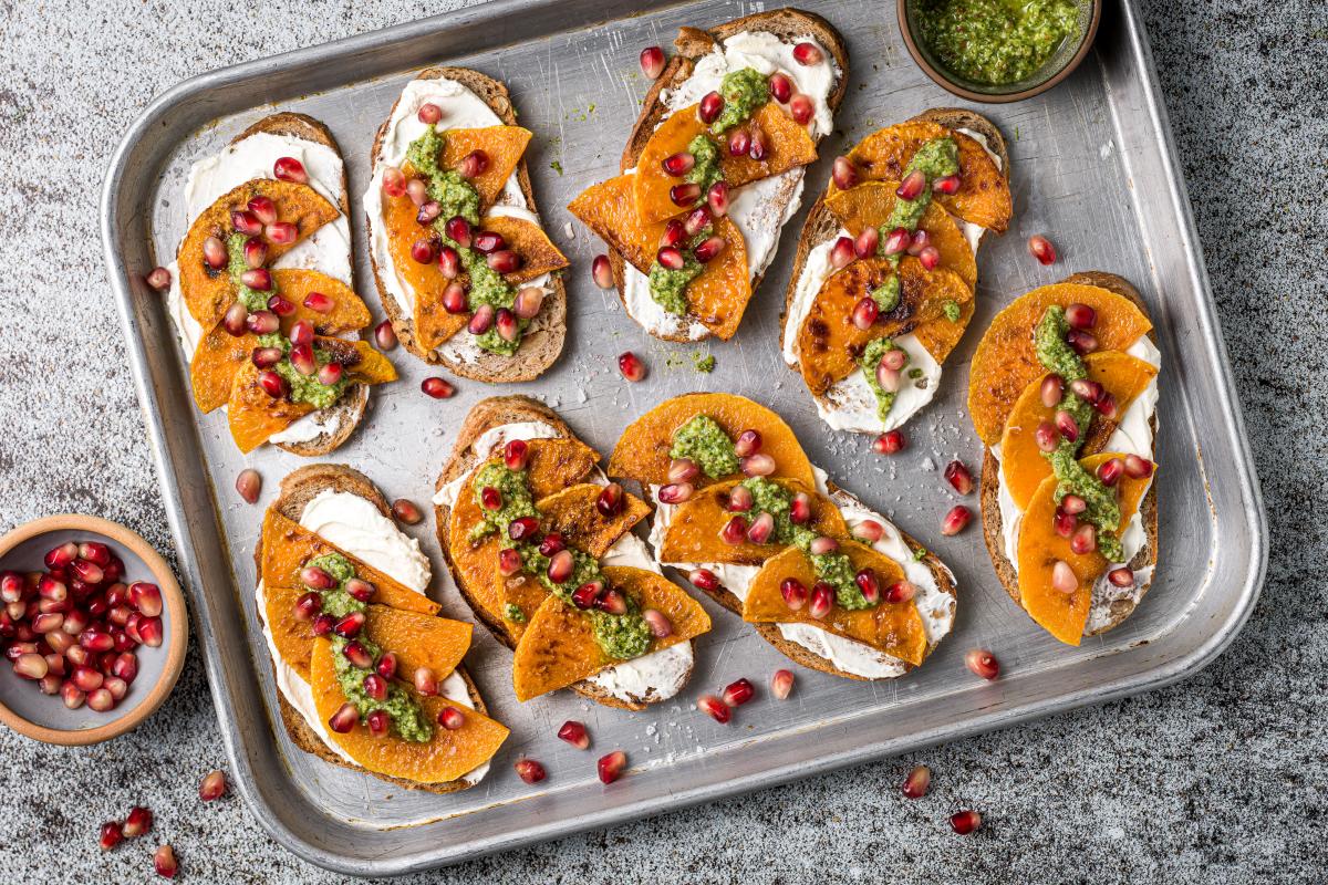 Squash crostini - Recipes | fooby.ch