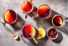 Cranberry mulled wine